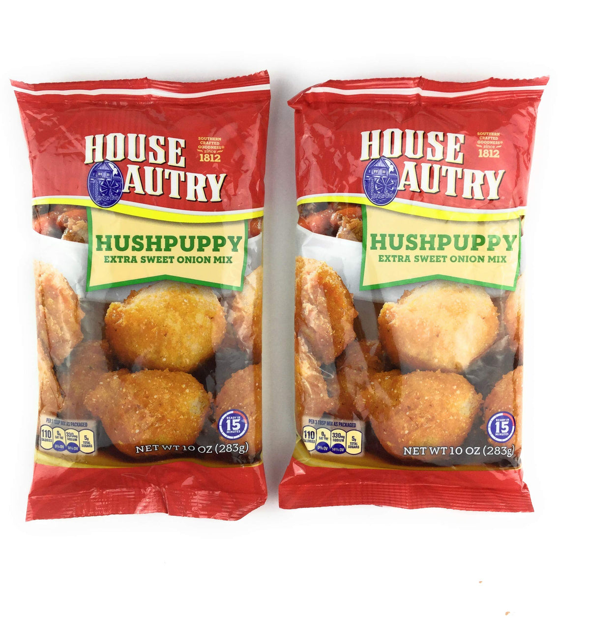 House Autry extra sweet onion hushpuppy mix box front for easy family meals.