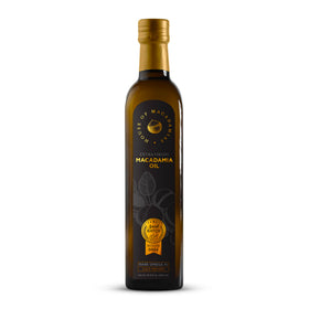 House of Macadamias macadamia oil bottle pour for high-heat cooking and searing