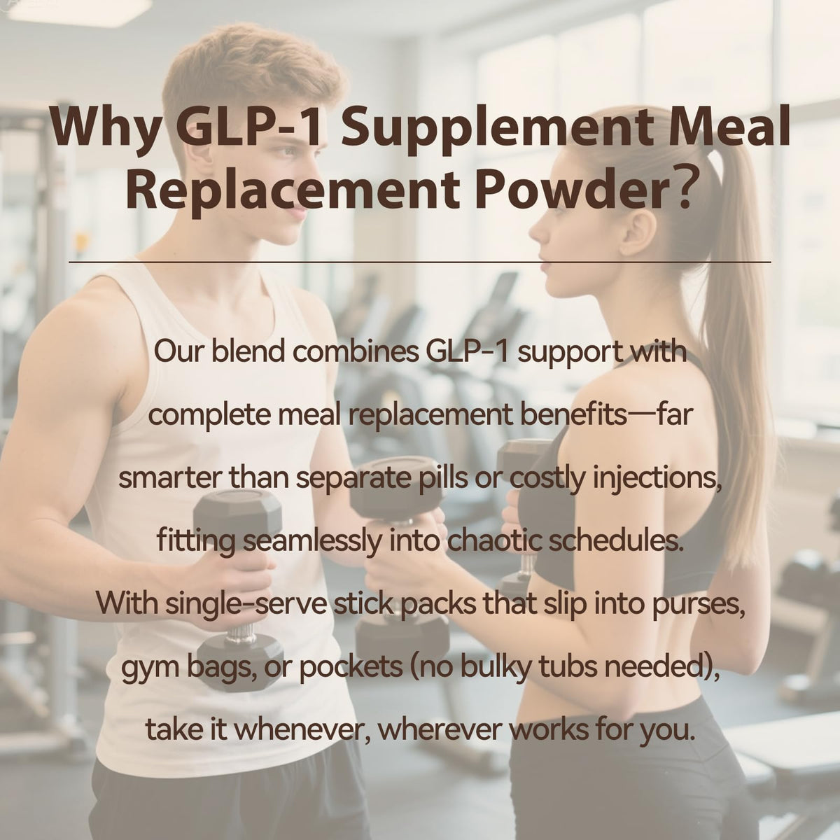 House of Nutrition GLP-1 shake chocolate-coffee powder, sugar-free flavor for daily enjoyment