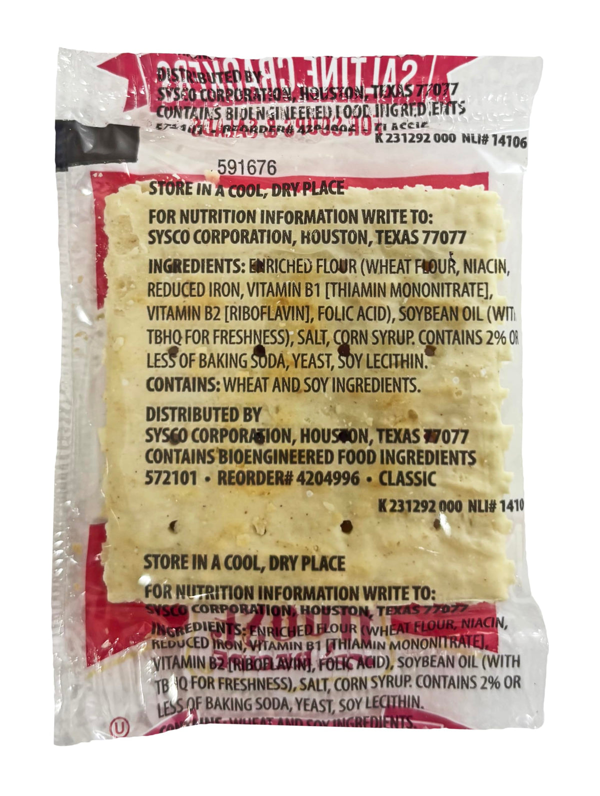 House Recipe saltine crackers close-up, crisp texture ready to pair with soups.