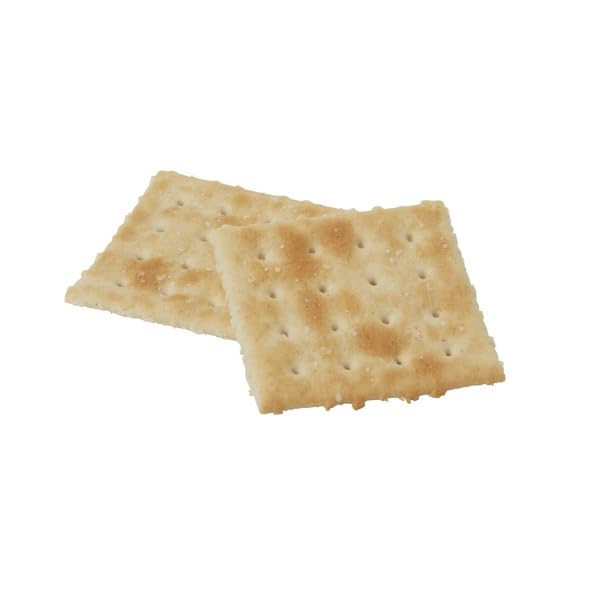 House Recipe single-serve packets of saltine crackers on shelf for easy lunches.
