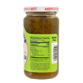 Howard’s green tomato piccalilli bottle beside hot dogs, inviting tangy topping options.
