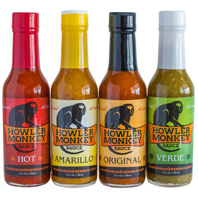 Howler Monkey Sauce Original bottle ready for bold Panamanian flavor adventures.