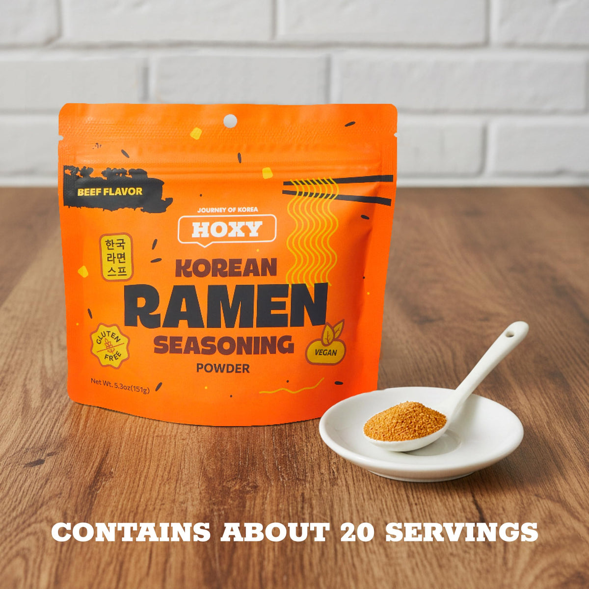 Scoop and sprinkle HOXY beef seasoning for easy meals.