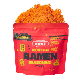 HOXY hot-spicy chicken ramen seasoning front-pack for bold noodles