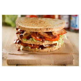 HP Sauce Original 285g served with a burger for tangy richness