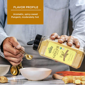 HQOExpress ground ginger rub bowl for flavorful spice blends.
