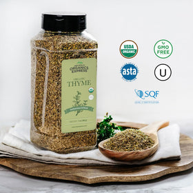 HQOExpress Organic Thyme Leaf close-up highlighting delicate aroma for savory dishes