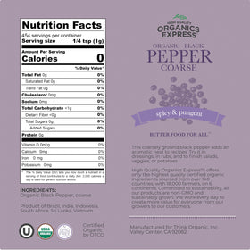 HQOExpress Sustainably grown pepper from vetted farms with traceable origins.