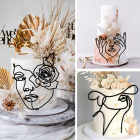 HSDSH Lady Face Topper 12pcs set provides versatile decoration options.