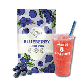 HTEAO blueberry green tea packets brew fast for gatherings
