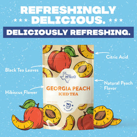 HTEAO Texas-style iced tea brew showing quick, party-ready preparation.