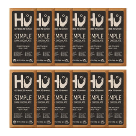 Hu Chocolate Bars 12-pack packaging shows clean labeling for health-conscious shoppers.