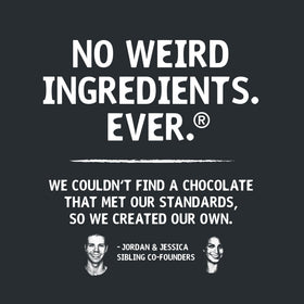 Hu organic fairtrade chips with responsibly sourced cocoa for better baking.