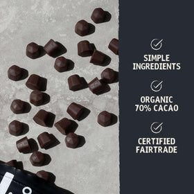 Hu Gems rich cocoa flavor chips ready for cookies or brownies.