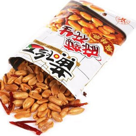 HuangFeiHong spicy peanuts served in a sharing bowl.