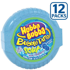 Hubba Bubba blue raspberry bulk pack ideal for party favors.