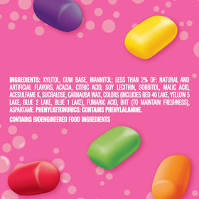 Hubba Bubba Minis SKITTLES gum as a festive gift or party favor.