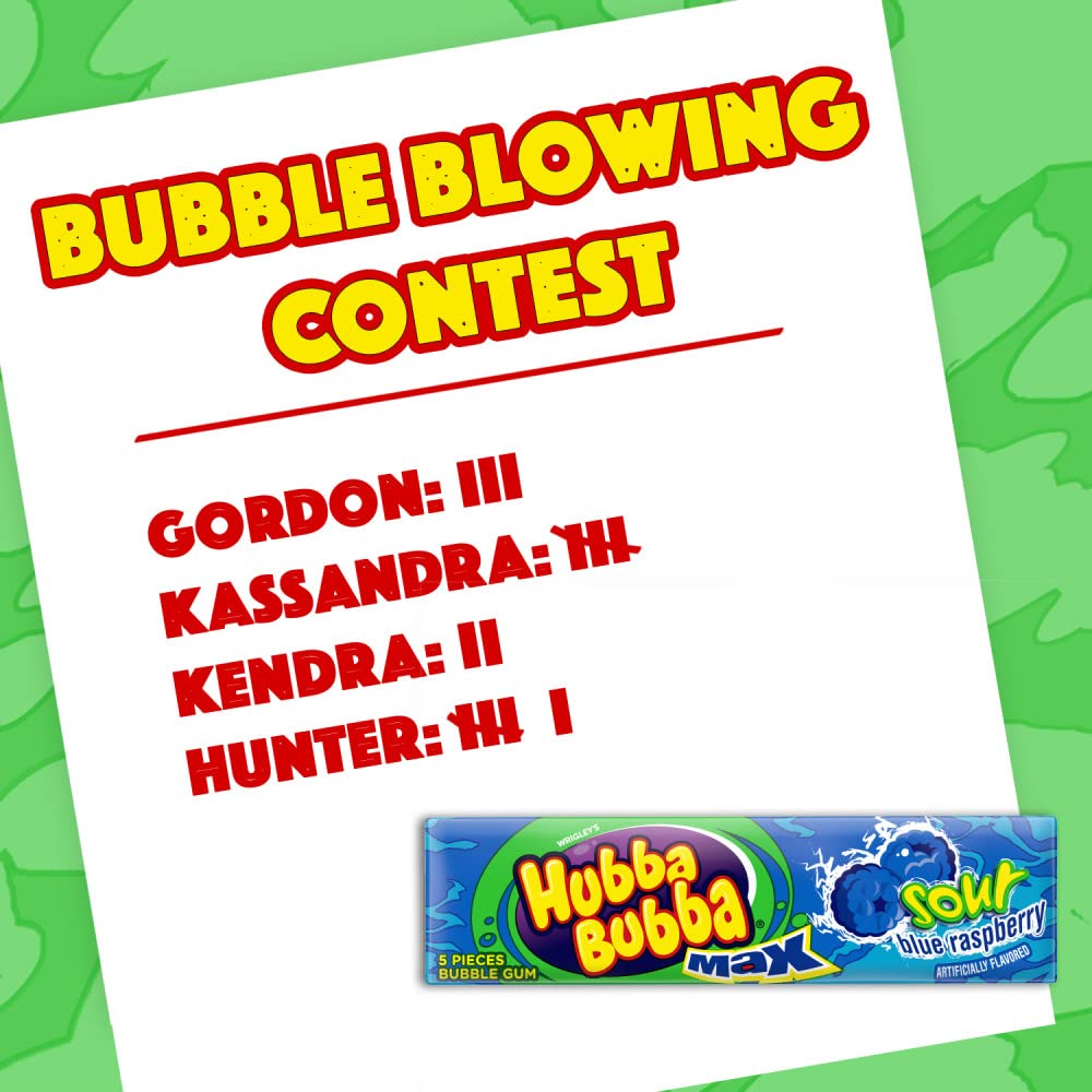 Hubba Bubba travel-friendly gum pack ideal for road trips