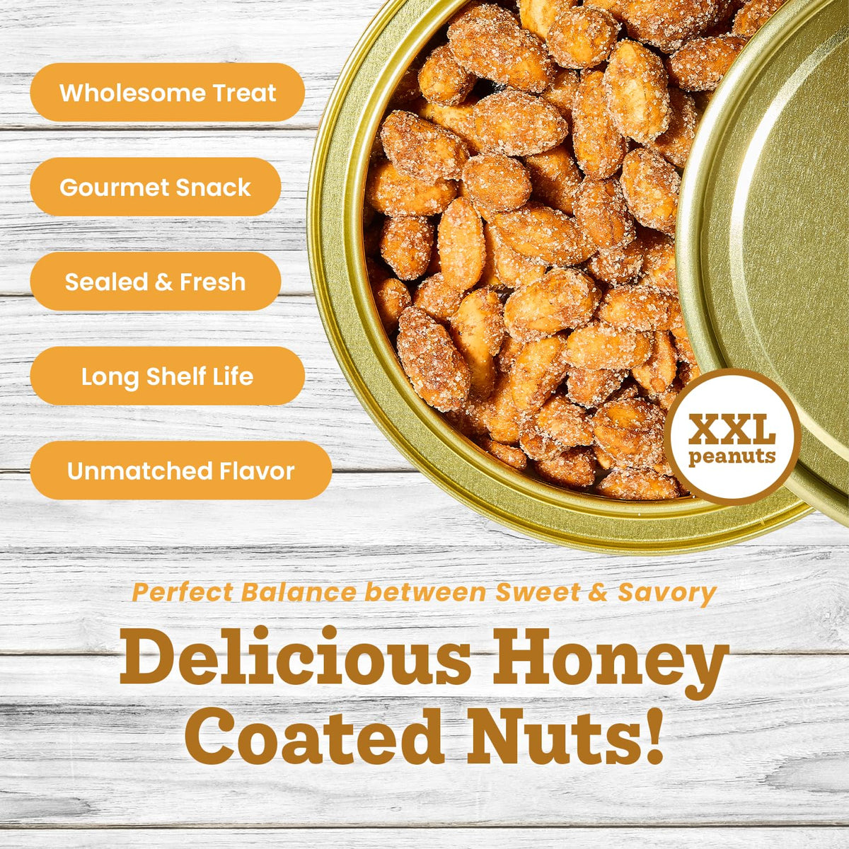 Snack-ready portions from Hubs peanuts for busy days.