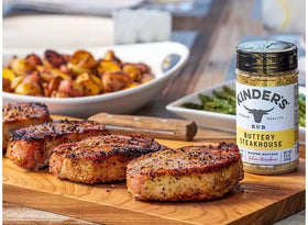 Buttery Steakhouse bottle with garlicky-herb notes for steaks.