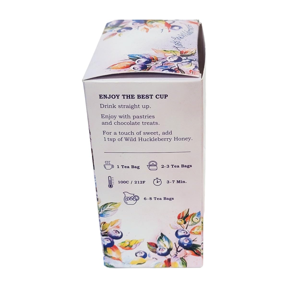 Huckleberry Haven Montana-inspired flavor enhances hot or iced servings.