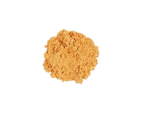 HUDA Beauty BananaBread swatch on skin showing brightness and oil control