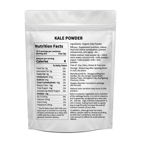 Hudetex Kale Powder blended into breakfast bowl for fiber