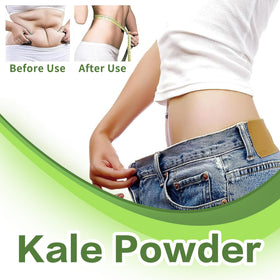 Hudetex Kale Powder label details showing organic certification