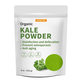 Hudetex Kale Powder organic tub closeup for nutrient-dense greens