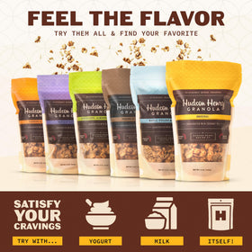 Hudson Henry 3-pack resealable bags keep granola fresh