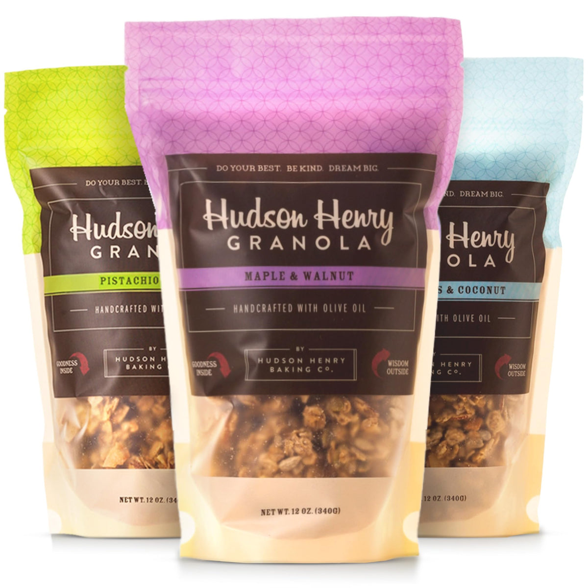Hudson Henry maple pecan coconut granola, ideal for quick gluten-free breakfasts.