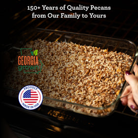 Hudson Pecan Company kosher-certified pecans ideal for healthy snacking and recipes.