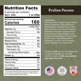 Gift-ready praline pecans from Hudson Pecan Company