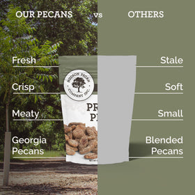 Hudson Pecan Company praline pecans, snack-ready for quick, satisfying bites