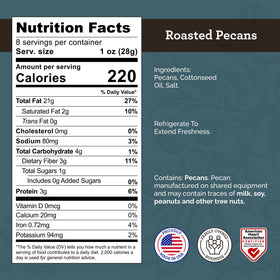 Hudson Pecan Company southern snack plate featuring roasted pecans