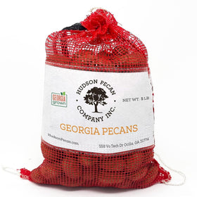 Hudson Pecan Company Georgia Grown pecans in-shell close-up for snacking