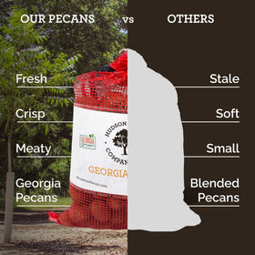 Hudson Pecan Company salad topping pecans add crunch and nutrition