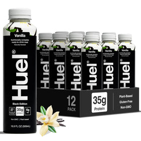 Huel Black Edition Vanilla bottle for quick on-the-go nutrition