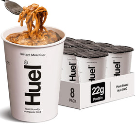 Huel Hot and Savory Cups Korean BBQ pack front for quick, plant-based meals