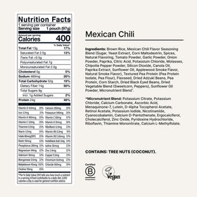 Huel Mexican Chili served in a steaming bowl for a cozy meal.