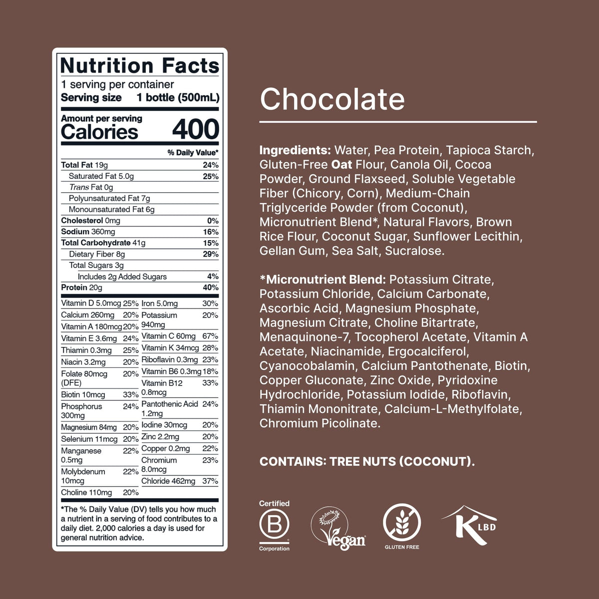 Huel Ready-to-Drink chocolate 12-pack display for convenient meals