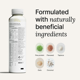 20g protein per bottle shown on nutrition panel for quick fueling.