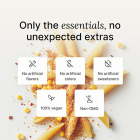 Huel vegan dairy-free gluten-free labeling for dietary preferences.