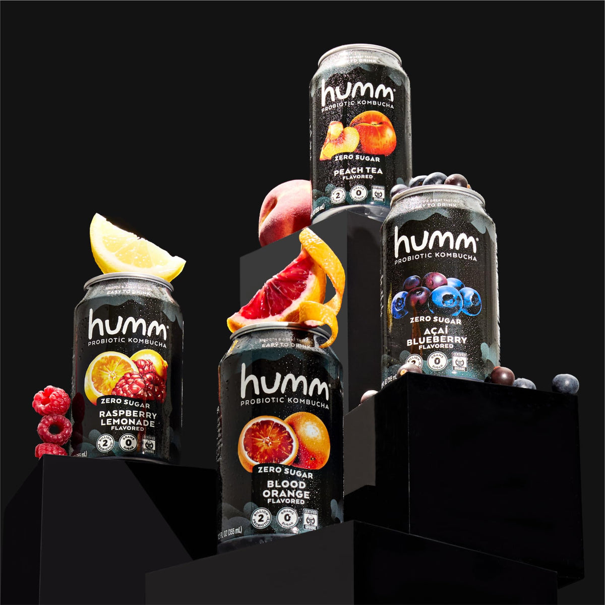 Keto-friendly vegan gluten-free labeling on Humm can.