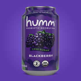 Humm Blackberry in fridge displays proper storage for best taste.