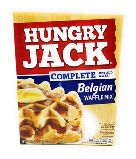 Hungry Jack complete belgian waffle mix pack2 box1 shows two boxes for easy breakfasts