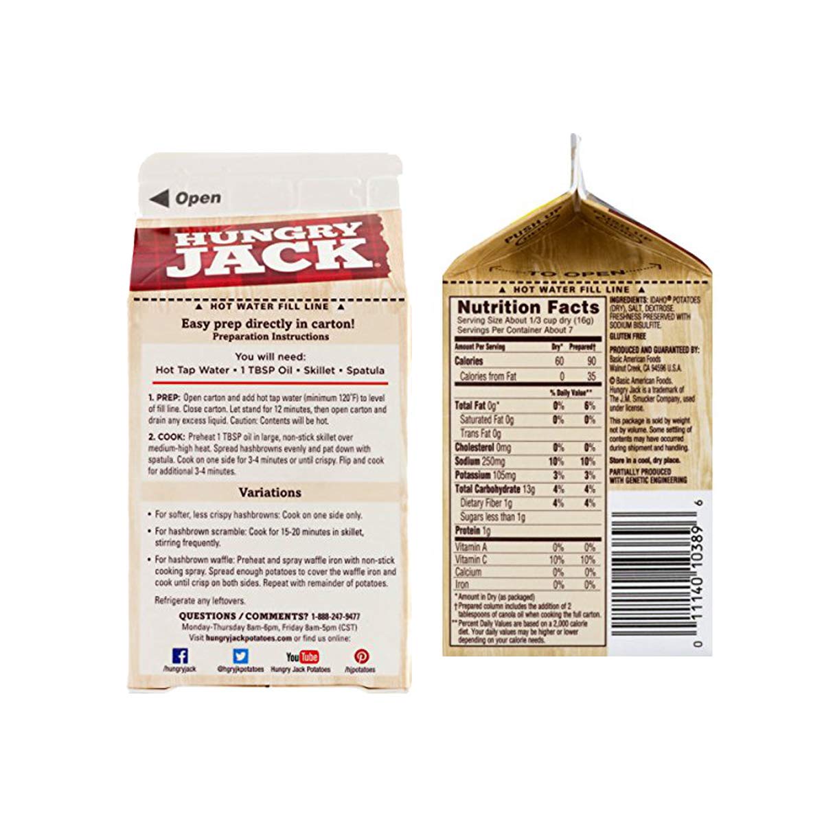 Hungry Jack hash browns ready to serve on a family breakfast table