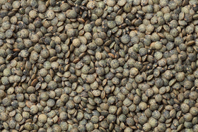 Hunza logo beside lentils highlighting trusted pantry staple