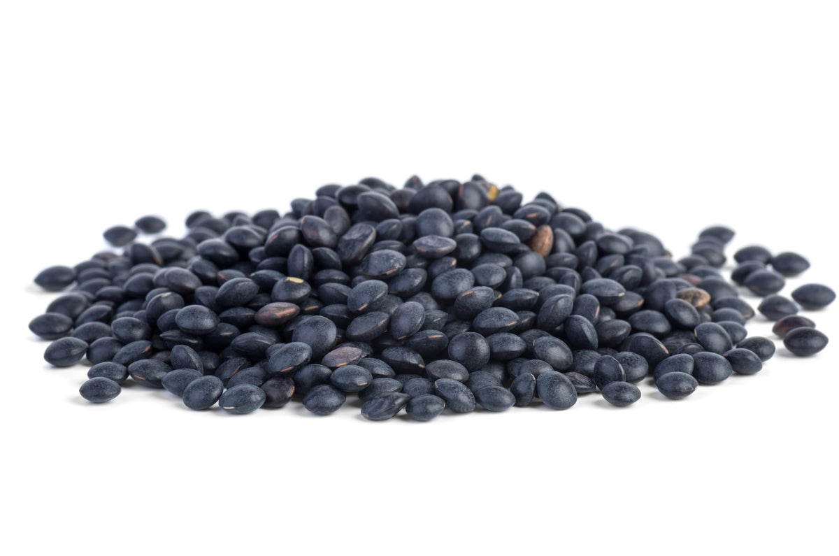 Hunza Lentils nutrition label highlighting iron content and nutrient-dense profile.